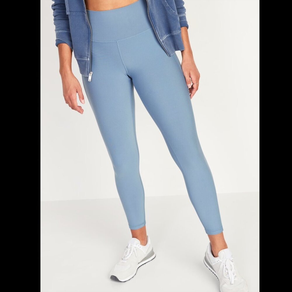 Old Navy TALL High Rise PowerPress Ankle Leggings